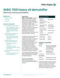 XERIC7021 heavy oil demulsifier