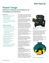 Power Tongs Spec Sheet