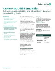 carbo-mul-4166-emulsifier-spec