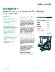 LeadHand 7 Spec Sheet