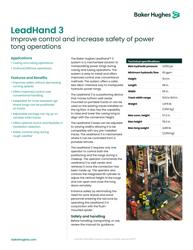 LeadHand 3 Spec Sheet